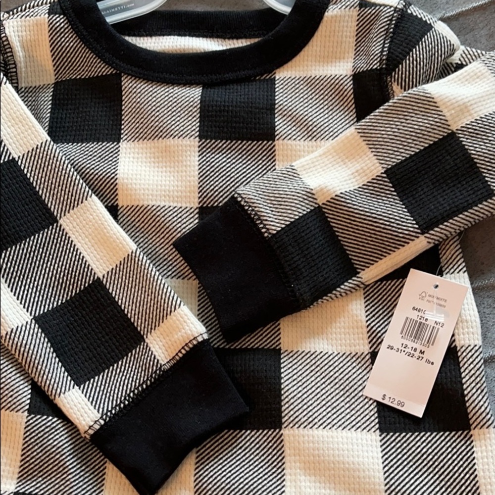 Baby Thermal Shirt 🖤🤍
